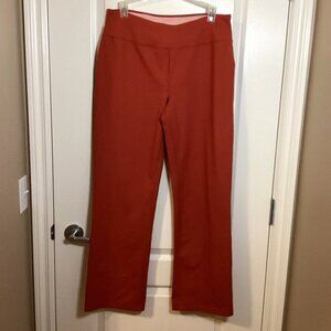 Land's End Women's Leggings Wide Straight Leg Pants Size M 10/12 Stretchy Lounge